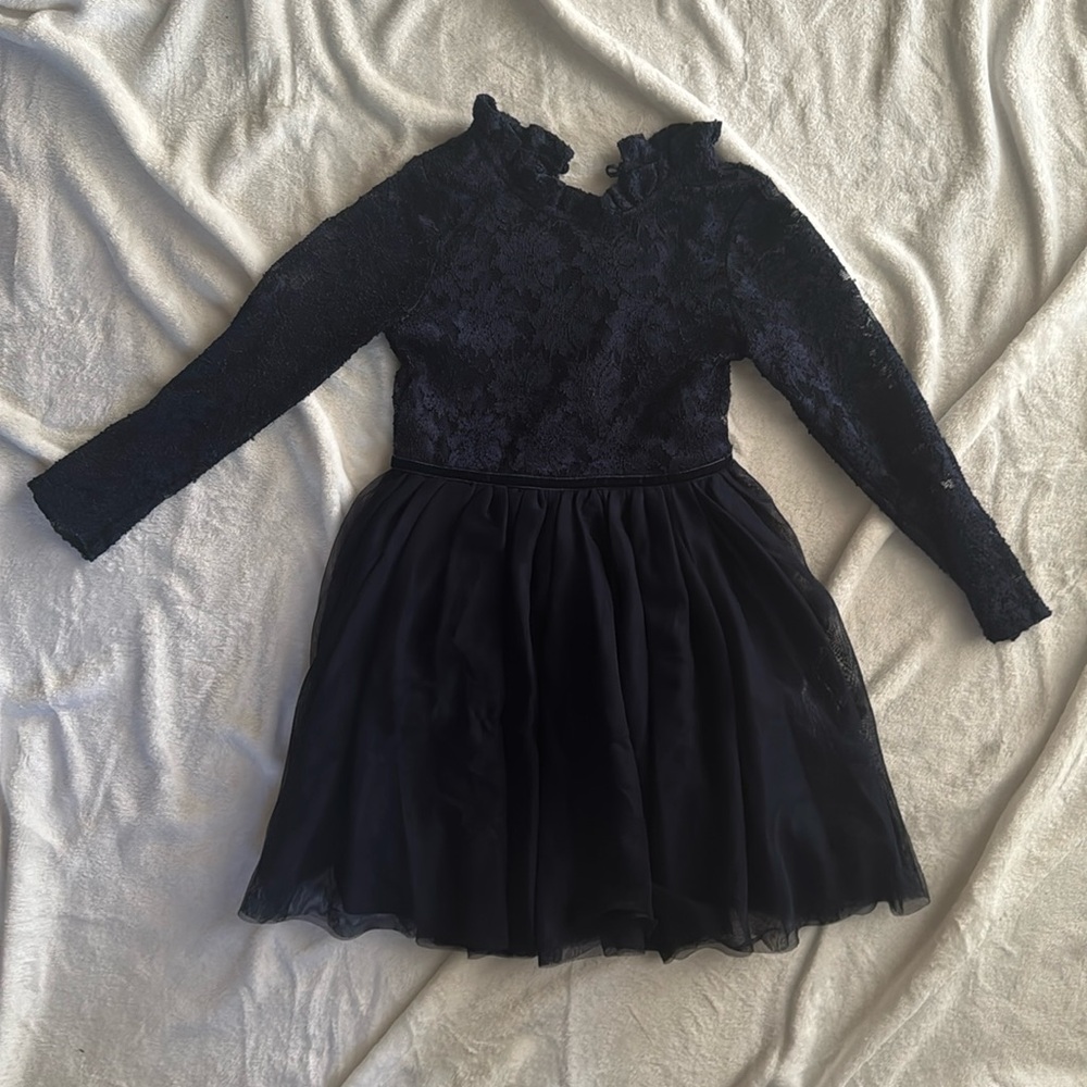 COPY - Navy blue girls dress size 6x